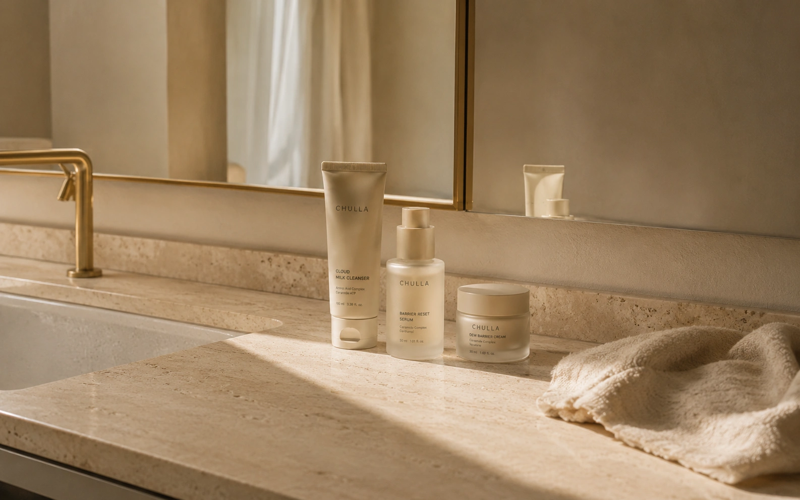 Chulla editorial skincare campaign